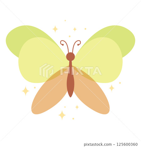 Colored butterfly wings. Vector Colored butterfly wings. Vector 125600360