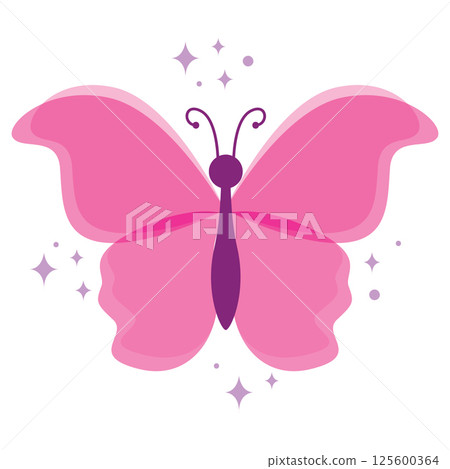 Colored butterfly wings. Vector Colored butterfly wings. Vector 125600364