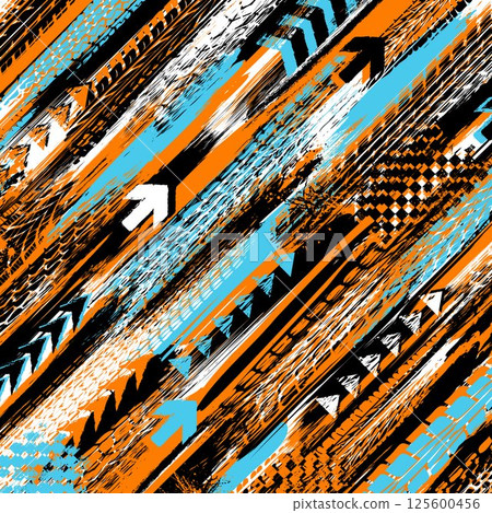 Grunge tire colorful wallpaper 125600456