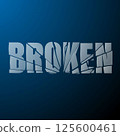 Glass broken text background 125600461