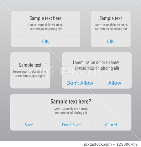 Sample information message set Sample information message set 125600472