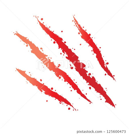 Scratched claws surface pattern Scratched claws surface pattern 125600473