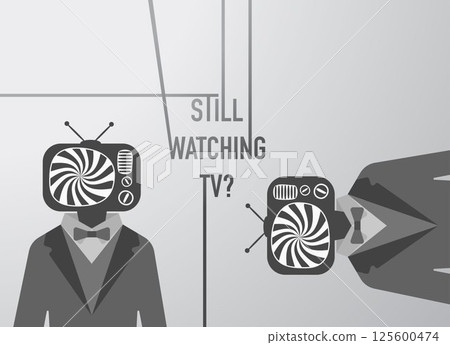 Still watching TV background 125600474