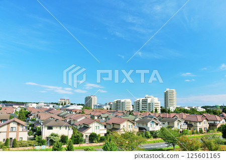 The streets of the blue sky 125601165