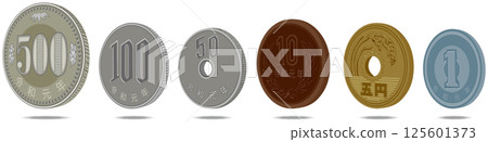 Floating coin set 125601373