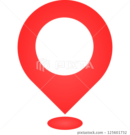 pink location icon 125601732