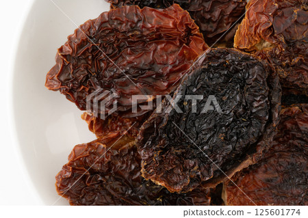 曬乾的西紅柿的特寫 125601774