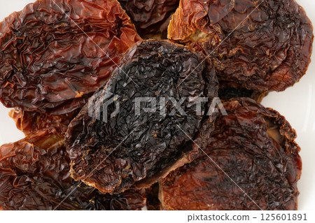 Close-up of sun-dried tomatoes Close-up of sun-dried tomatoes 125601891