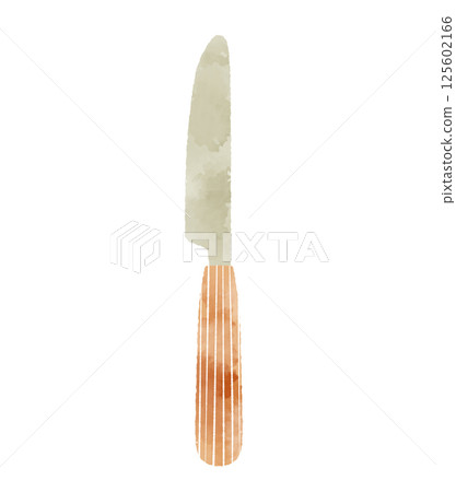 Table knife - watercolor Table knife - watercolor 125602166