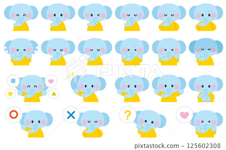 Animal icon_elephant 125602308