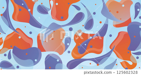 Abstract composition of colorful shapes in a gradient style background with geometric pattern for presentation slides, template with space for text, business card , abstraction creative website banner Abstract composition of colorful shapes in a gradient style background with geometric pattern for presentation slides, template with space for text, business card , abstraction creative website banner 125602328