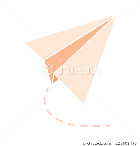 Flying paper plane icon. Vector 125602456