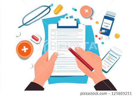 Documenting medication details and health information at a healthcare facility 125603251