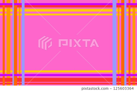 框架邊框條紋粉紅色橙色 框架邊框條紋粉紅色橙色 125603364