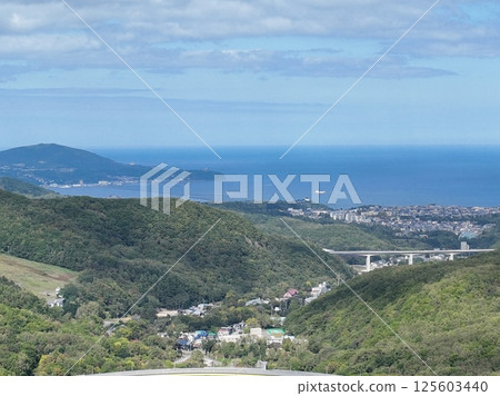 【從空中俯瞰北海道】朝里水壩、朝裡、小樽街景 125603440