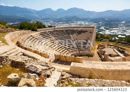Amphitheater in the ancient Lycian city of Rhodiapolis Amphitheater in the ancient Lycian city of Rhodiapolis 125604123