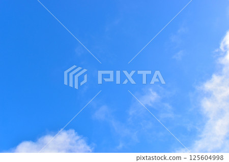 beautiful blue sky with white cloud, natural background in springtime beautiful blue sky with white cloud, natural background in springtime 125604998