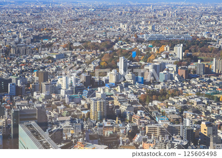 View of Dense Urban Landscape with High Rise, Tokyo Dec 10 2024 View of Dense Urban Landscape with High Rise, Tokyo Dec 10 2024 125605498