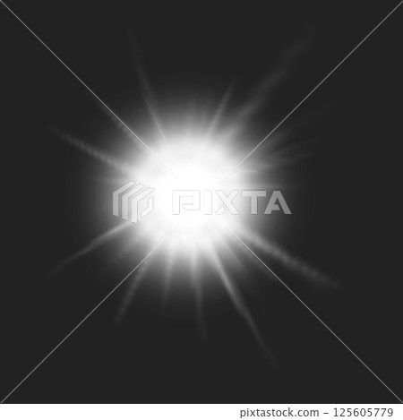 太陽單色素材圖片黑白簡單背景 太陽單色素材圖片黑白簡單背景 125605779