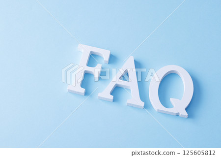 常見問題FAQ 125605812