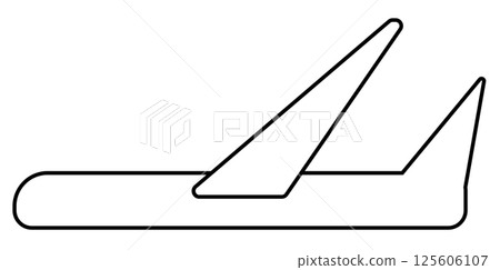 Airplane icon pictogram 125606107