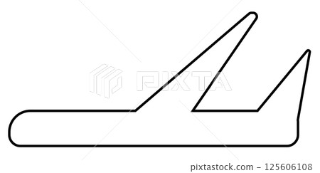 Airplane icon pictogram 125606108
