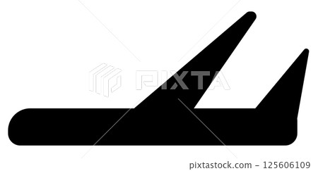 飛機圖示象形圖 125606109