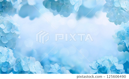 繡球花相框 繡球花相框 125606490