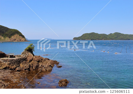 [Ehime Prefecture] Ashizuri-Uwakai National Park, Uwakai Sea, Pearl farming 125606511