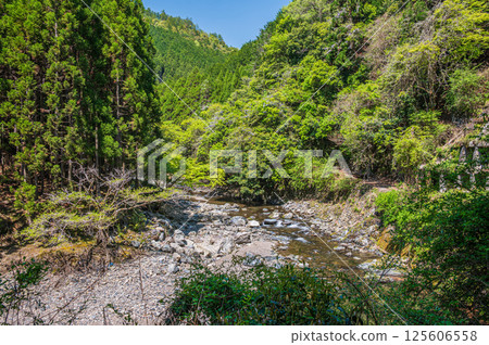 Kyoto's clear stream, Kiyotaki River, Ukyo Ward, Kyoto City 125606558