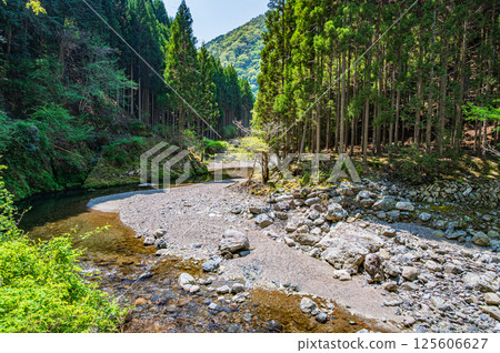 Kyoto's clear stream, Kiyotaki River, Ukyo Ward, Kyoto City 125606627