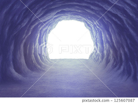 洞穴出口背景圖02 洞穴出口背景圖02 125607087