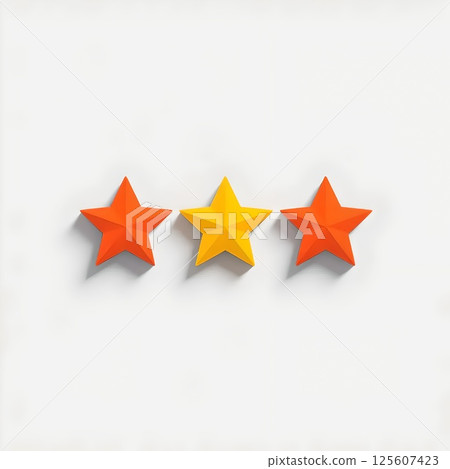 Customer Review: Three Star Rating - Feedback and Assessment 125607423