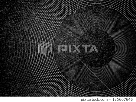 Abstract linear monochrome circles with grunge grainy texture background Abstract linear monochrome circles with grunge grainy texture background 125607646