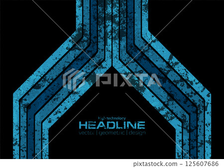 Blue stripes abstract grunge retro background Blue stripes abstract grunge retro background 125607686