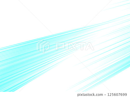 Blue white abstract minimal linear tech background 125607699