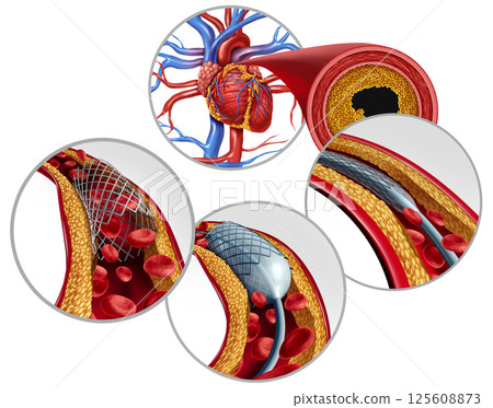 Stent In Coronary Artery 125608873