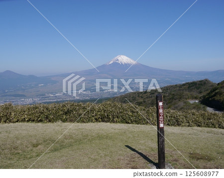 Mount Fuji as seen from Fujimigaoka Park (Hakone Skyline) Mount Fuji as seen from Fujimigaoka Park (Hakone Skyline) 125608977