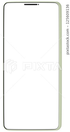 3D material_smartphone_green 3D material_smartphone_green 125609136