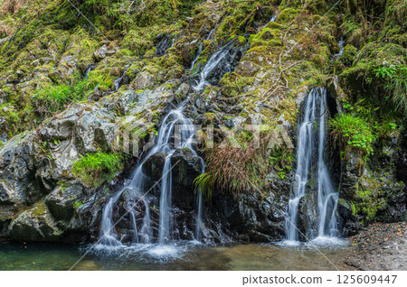 京都市右京區清瀧川的小瀑布 125609447
