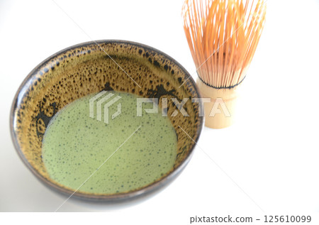 抹茶與茶筅 - 日本形象 抹茶與茶筅 - 日本形象 125610099