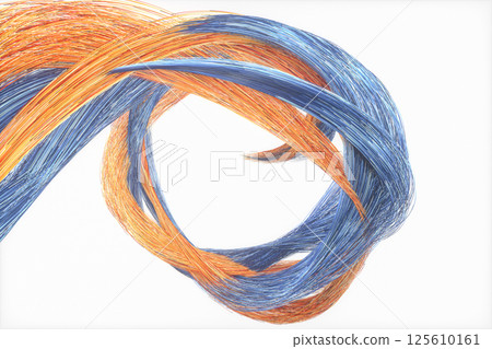 Flowing and crossed lines with white background, Flowing and crossed lines with white background, 125610161
