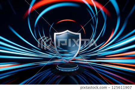 lines, glowing, futuristic 125611907