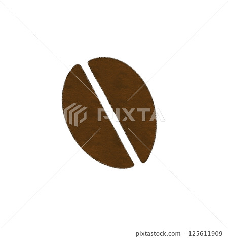 Coffee beans hand drawn illustration Coffee beans hand drawn illustration 125611909