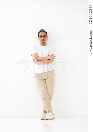 男士美容 中年 全身 125612852