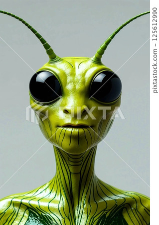 類似昆蟲的外星螳螂B型 125612990