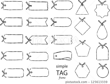 標籤設定框架 125613339