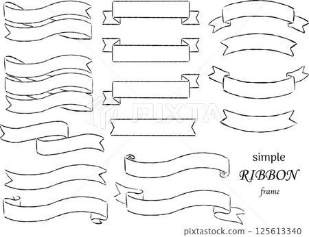Ribbon frame set Ribbon frame set 125613340