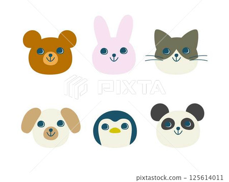 可愛的平面設計動物圖示集 125614011