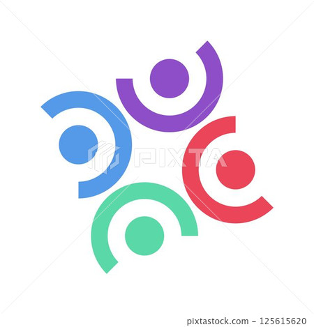 Community logo icon design 125615620